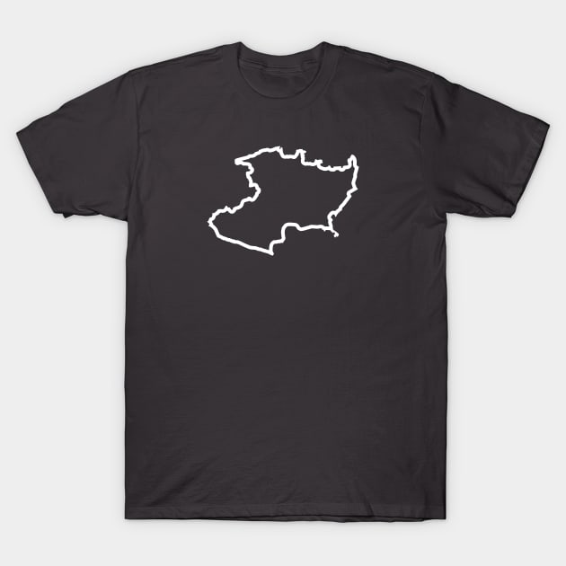 Mexico Michoacan Outline T-Shirt by loudestkitten